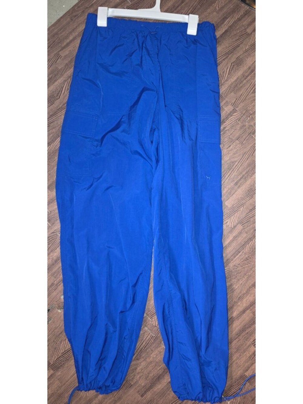 Victorias Secret Pink Womens Blue Cargo Jogger Pants Size M